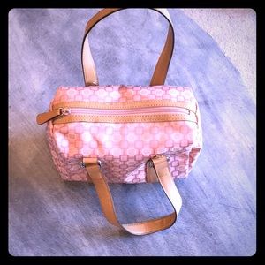 Nine West small pink & tan